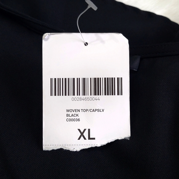 Forever 21 Contemporary Black Crossover V-Neck Tie Top Women's Jr's XL N… - Picture 7 of 8